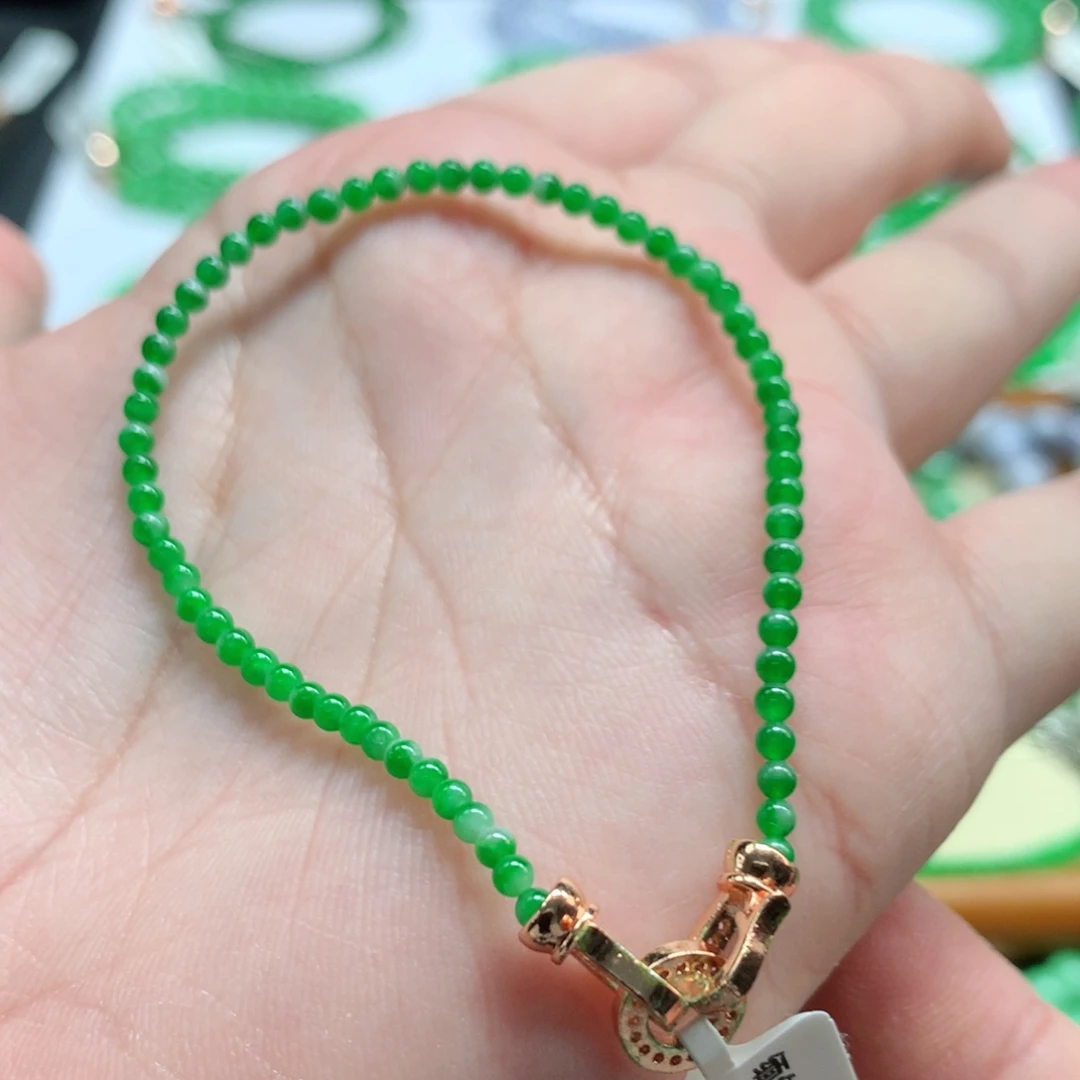 翡翠未镶嵌手链翡翠