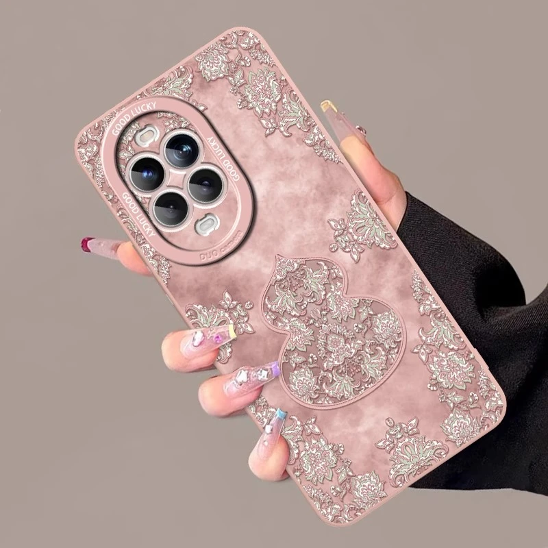 【进口液态硅胶】繁花国风葫芦适用华为nova14pro手机壳新款nova14