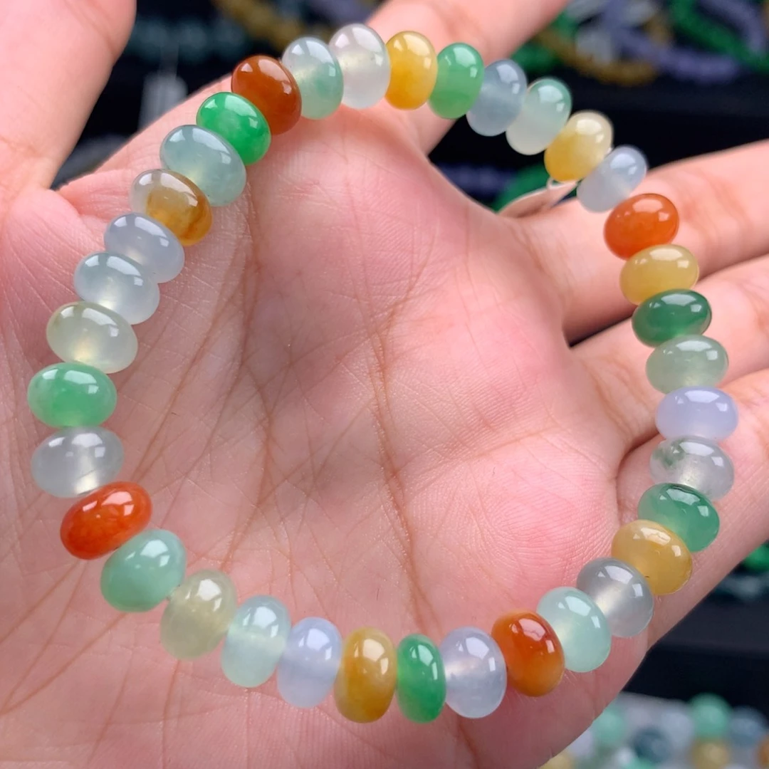 翡翠未镶嵌毛衣链