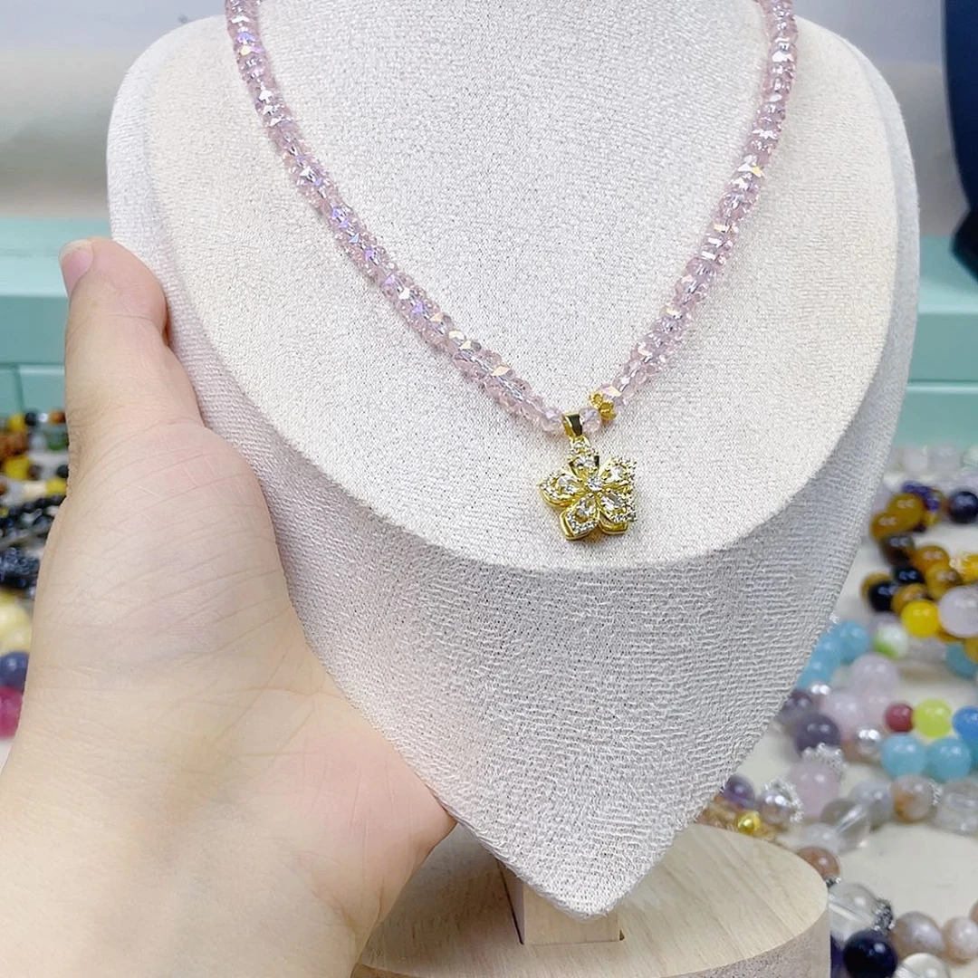 水晶手链银S925镶嵌