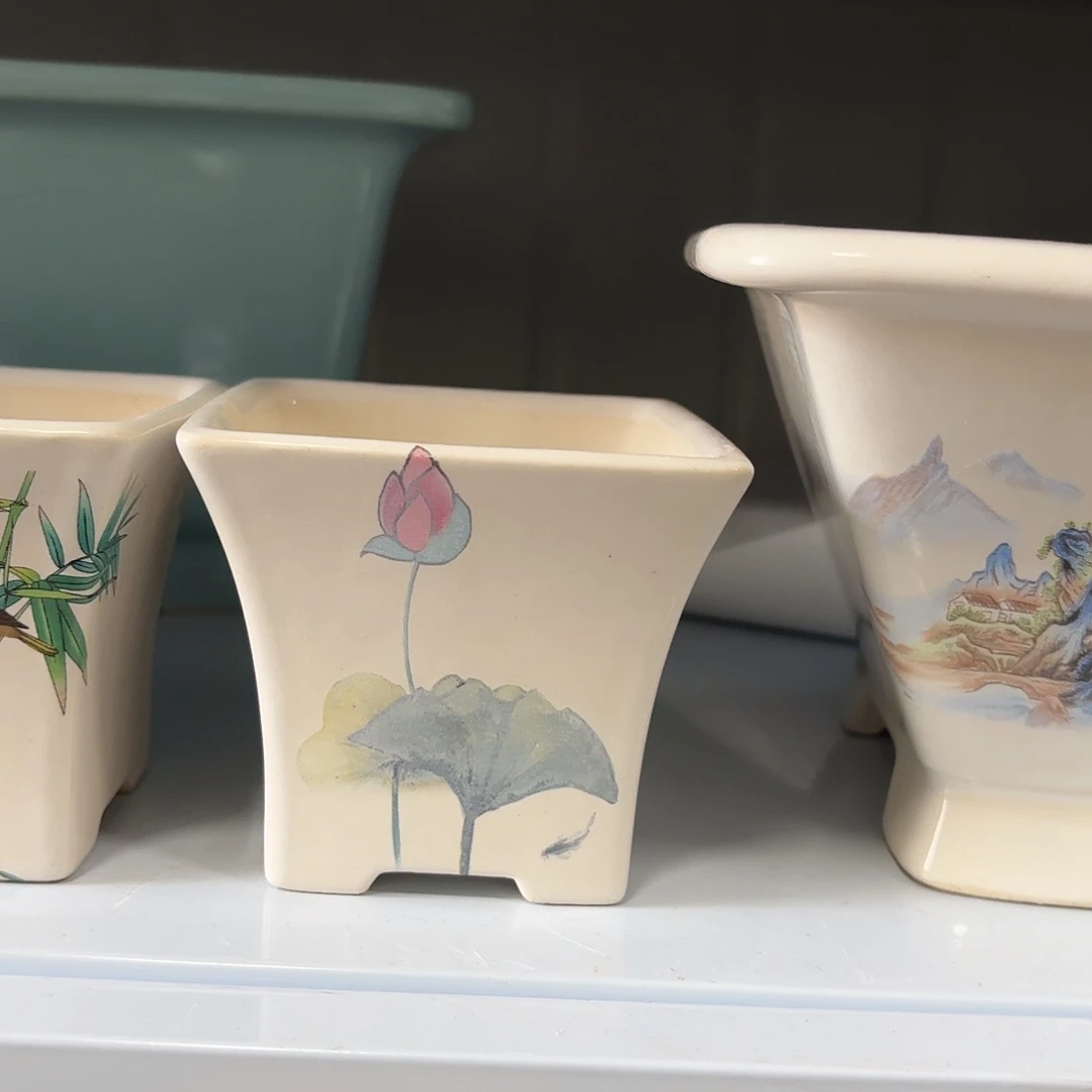 紫砂花盆宜兴紫荆