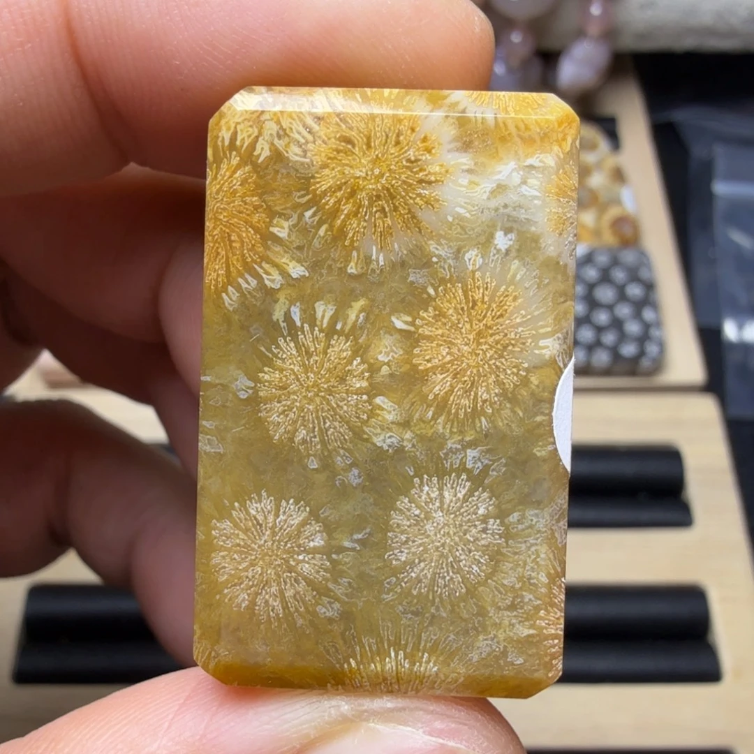 硅化玉未镶嵌天然有机玉石保真色