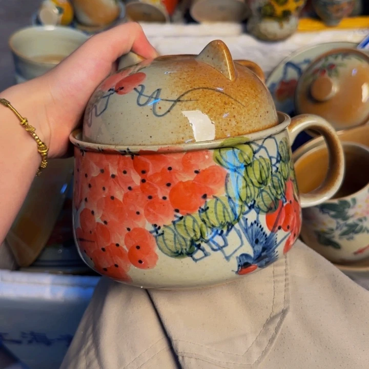 瓷片景德镇陶瓷手工手绘
