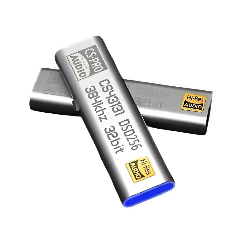 GUANYEE双芯片CS43131芯片解码耳放银色金属小尾巴