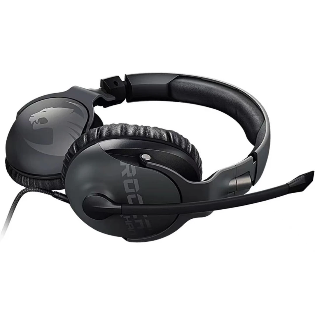 95新 ROCCAT/冰豹 冰豹悍音豹有线头戴式耳机台式笔记本通用