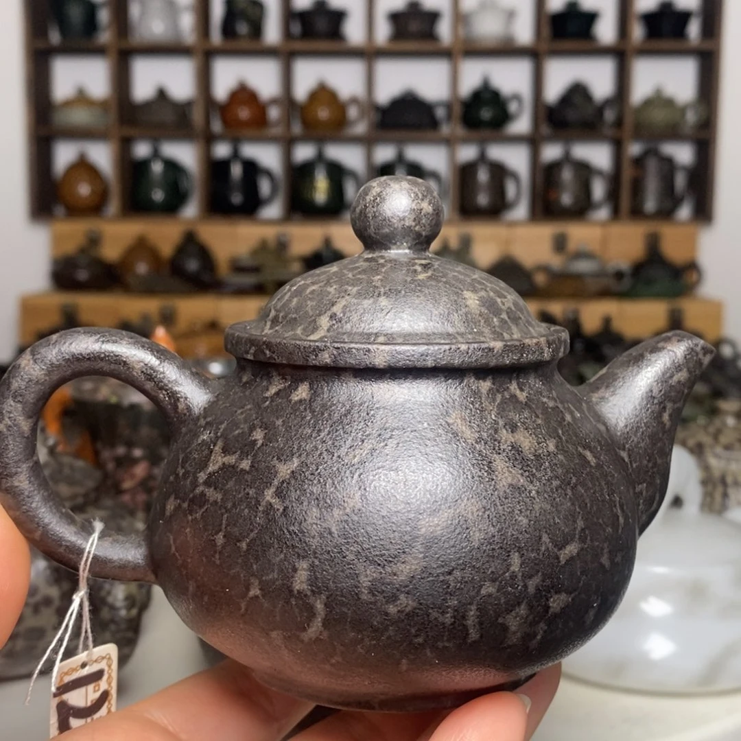 冰碛岩豹纹仿古壶230cc