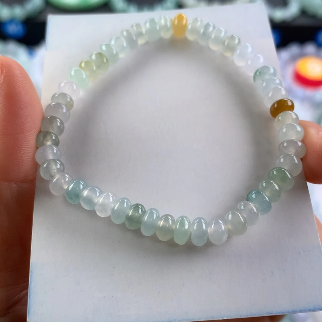 翡翠未镶嵌手链卡6