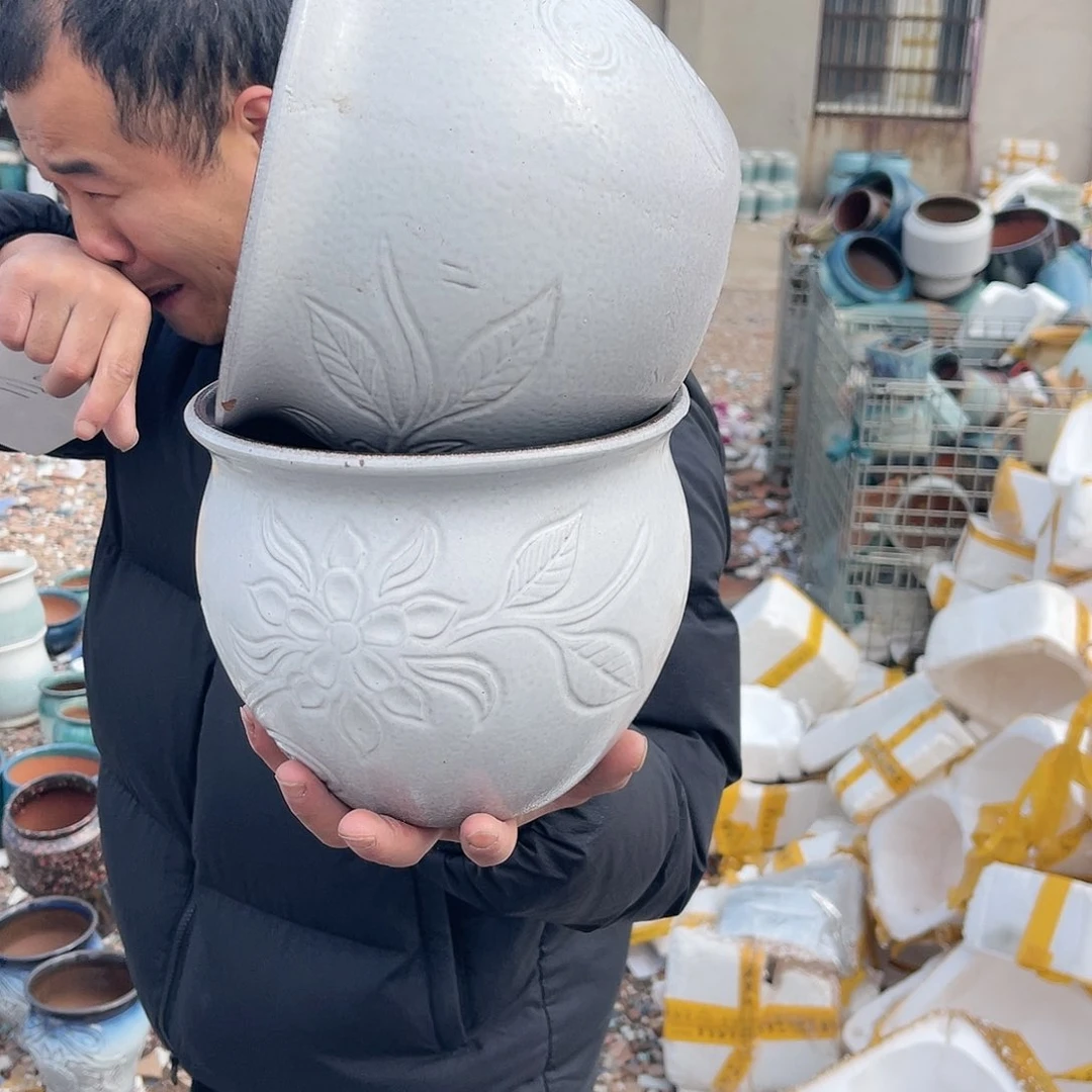 红陶洋洋花盆0221-1167