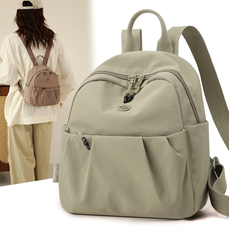 春夏新款女士经典多功能斜挎单肩双肩包大容量休闲百搭简约072