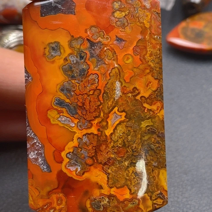 玛瑙/玉髓颈饰未镶嵌夜*