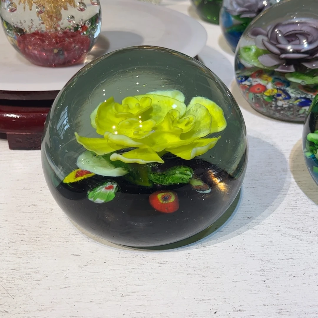 手工艺品琉璃纯手工瑕疵炸裂