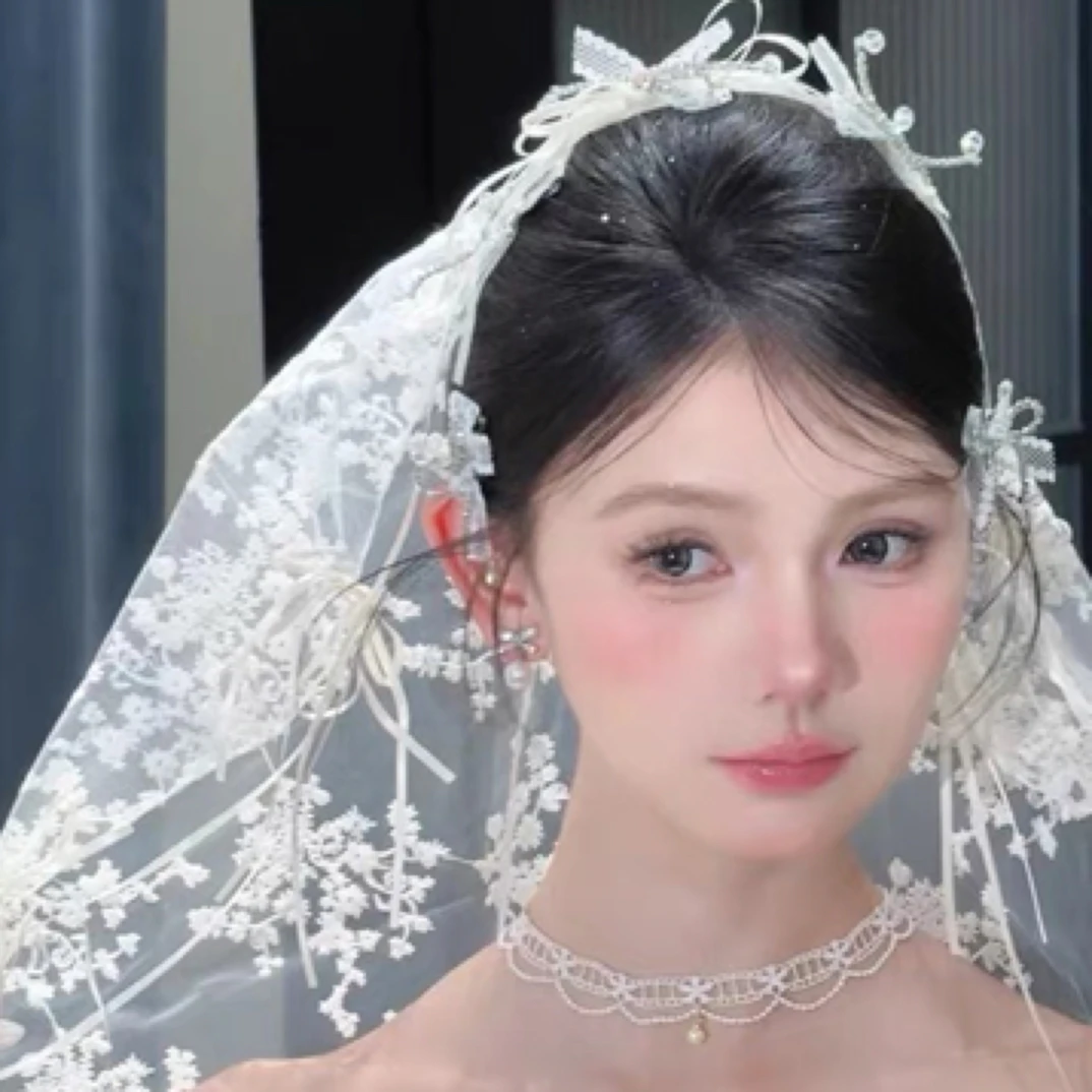 流苏唯美婚饰复古边夹公主韩式结婚森系新娘头饰婚礼