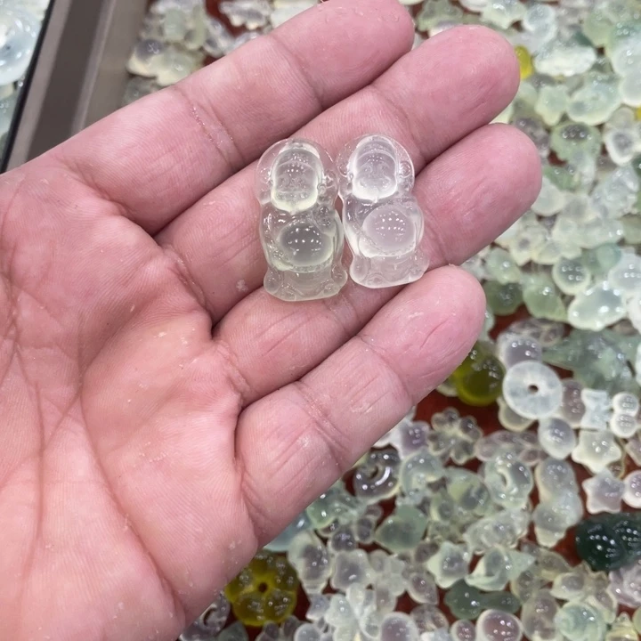蛇纹石玉合金颈饰