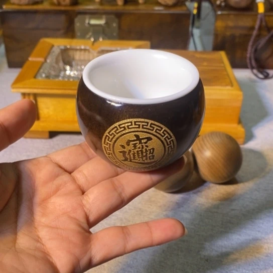 金丝楠金丝楠阴沉木主人杯