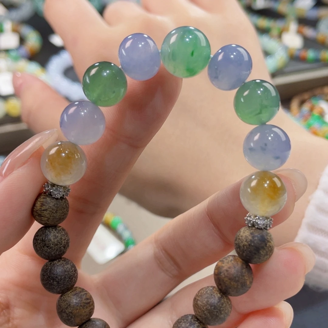 未镶嵌手链翡翠超美花仙子