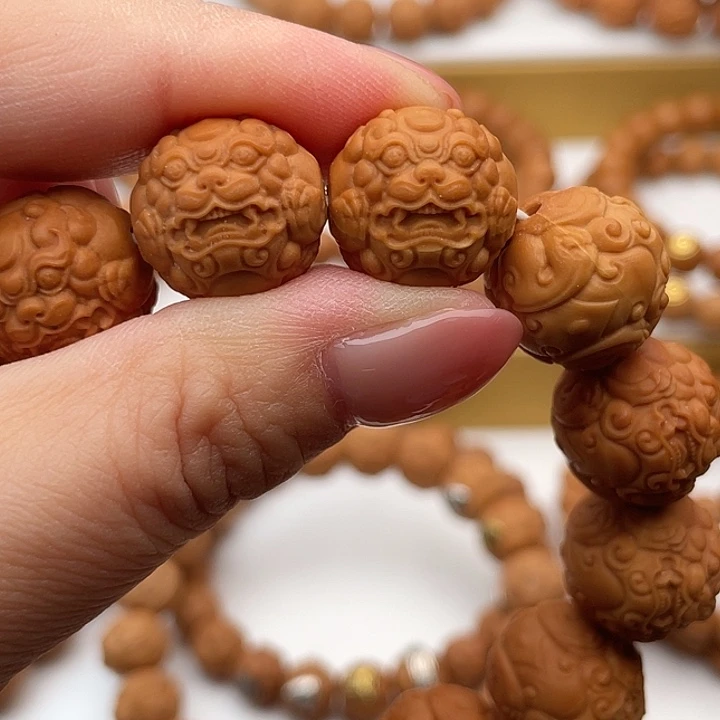 猴头核桃吊坠体验款横版貔貅