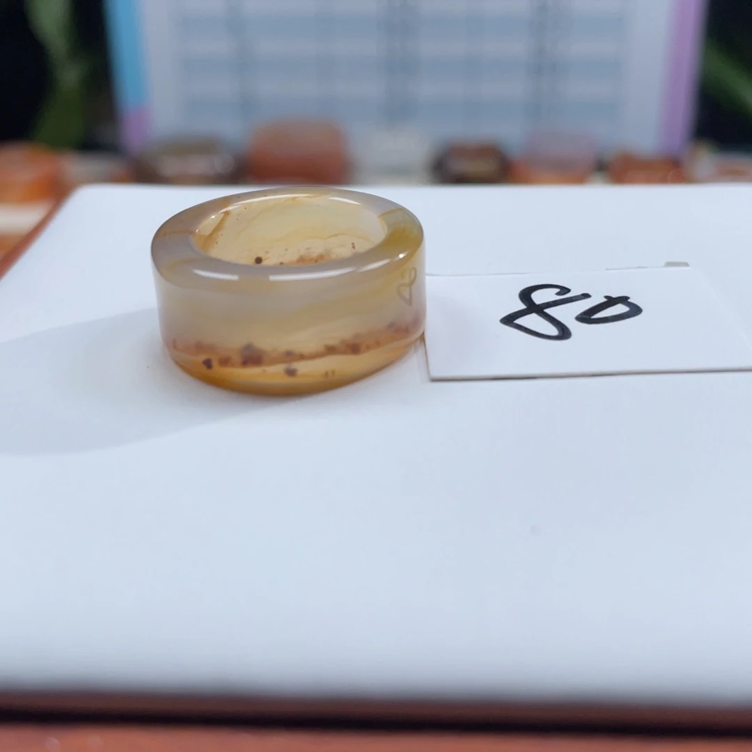 玛瑙/玉髓未镶嵌戒指Z15.9港11