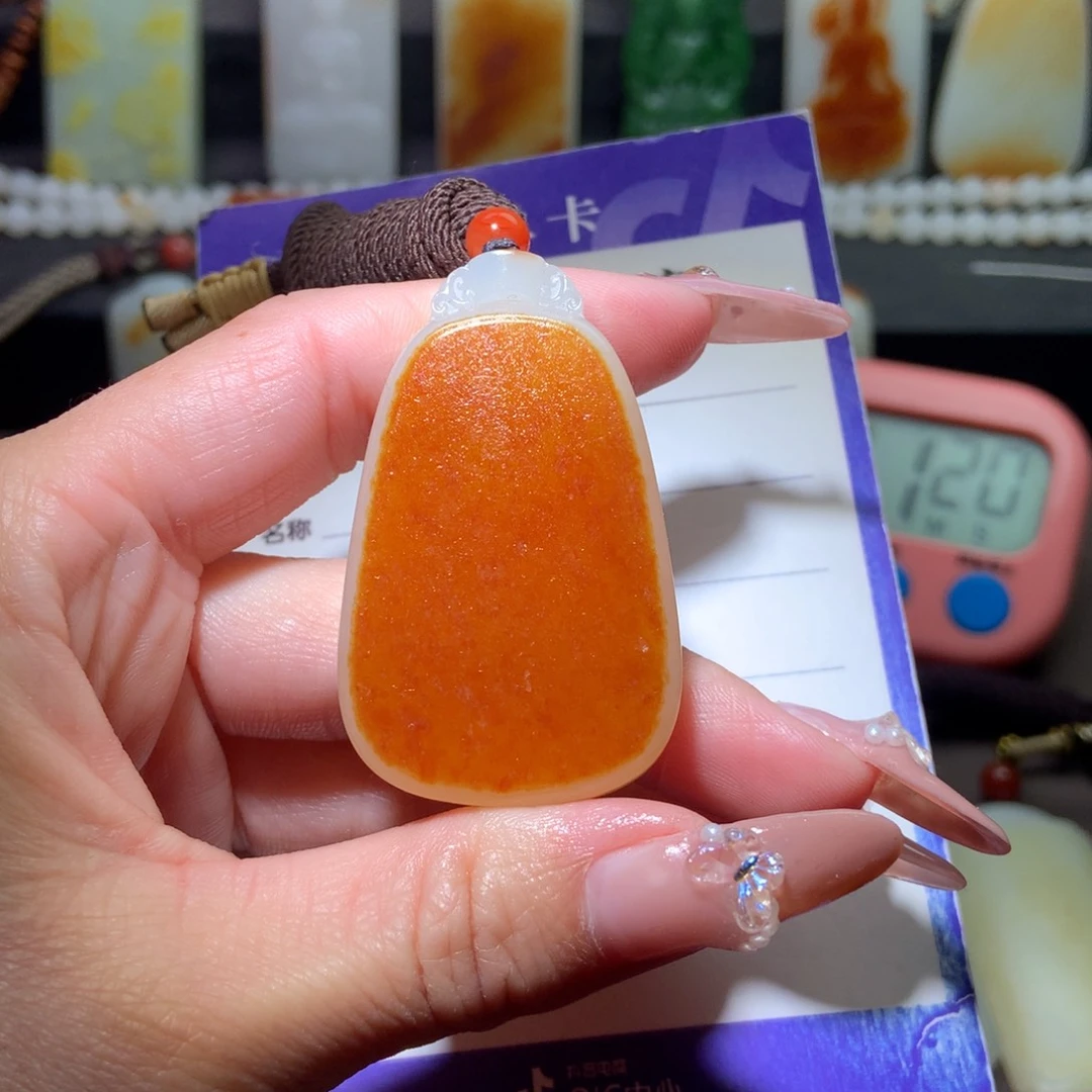 和田玉挂件未镶嵌庞*