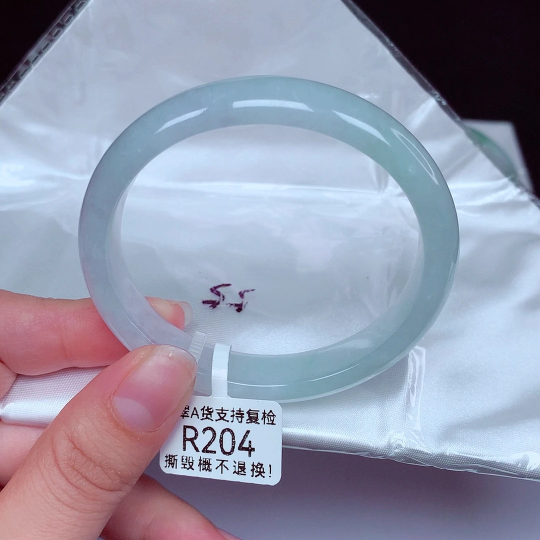 翡翠未镶嵌手镯（贵妃镯）贵妃55