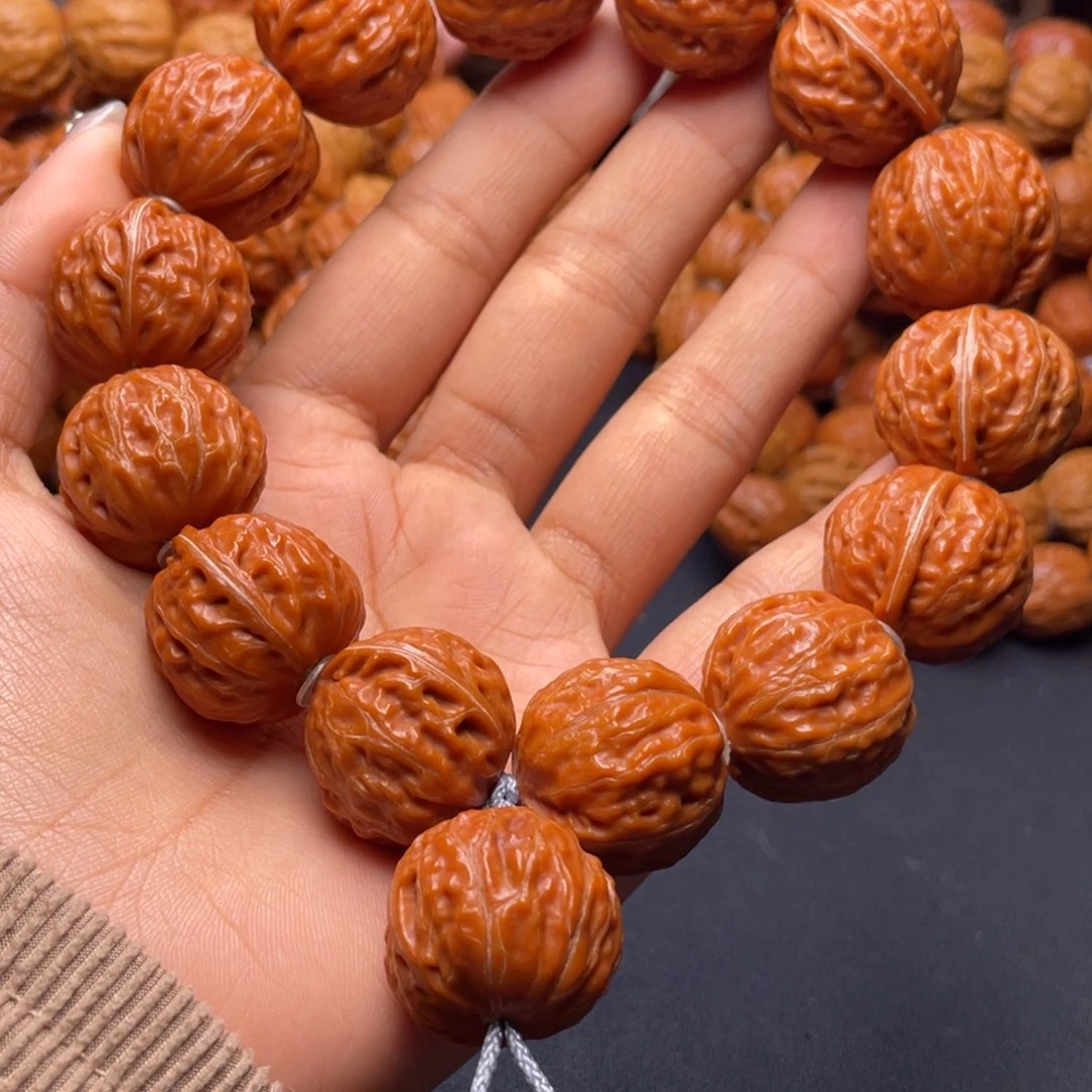 文玩核桃吊坠大*陨石纹元宝