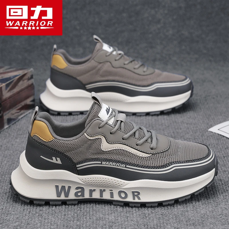 回力男鞋2025春季新款时尚休闲鞋男士潮流百搭网面轻便运动板鞋潮