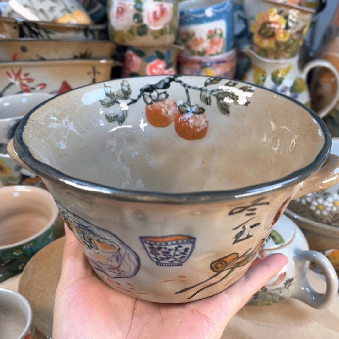 景德镇手工手绘杯