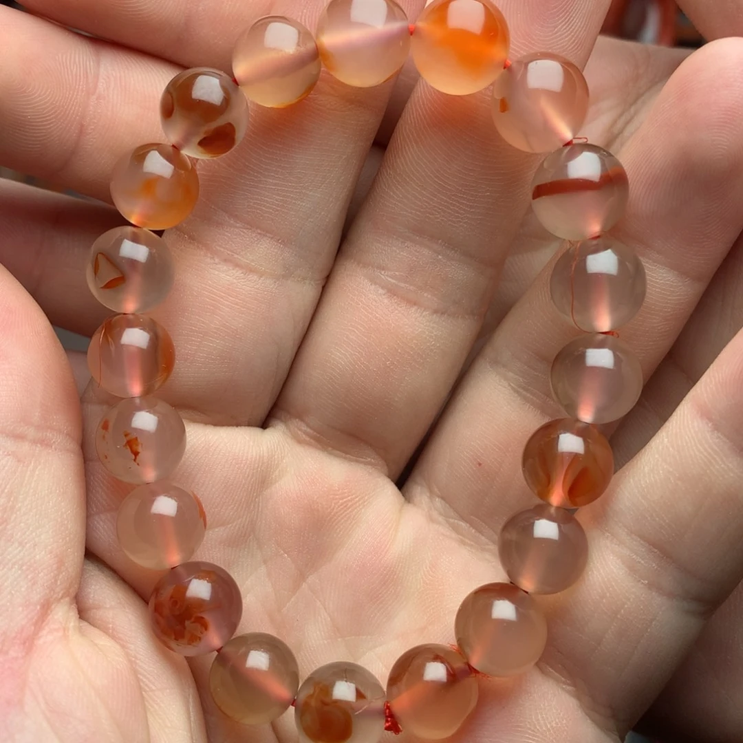 南红玛瑙未镶嵌1冰飘干掌9+单圈