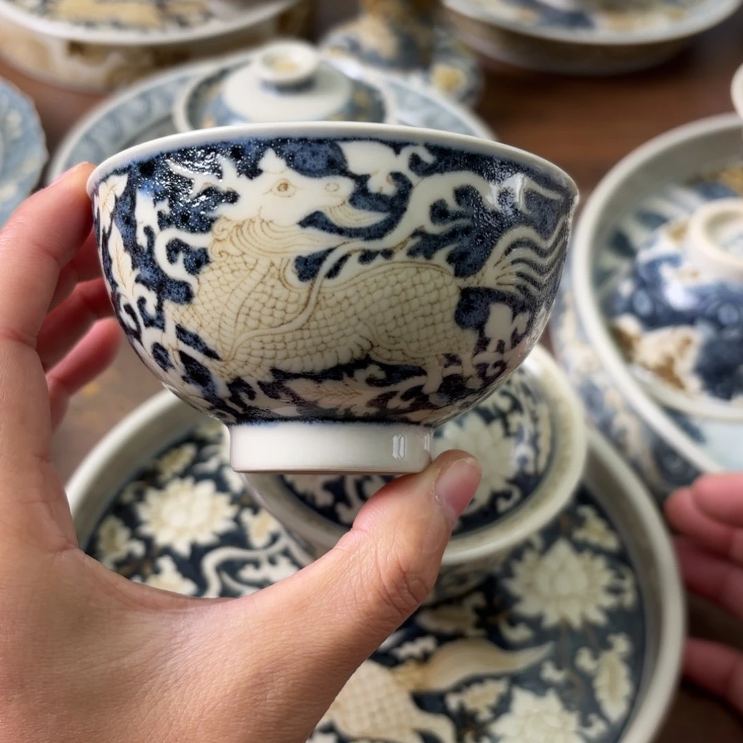 摆件陶瓷景德镇手绘茶器福利
