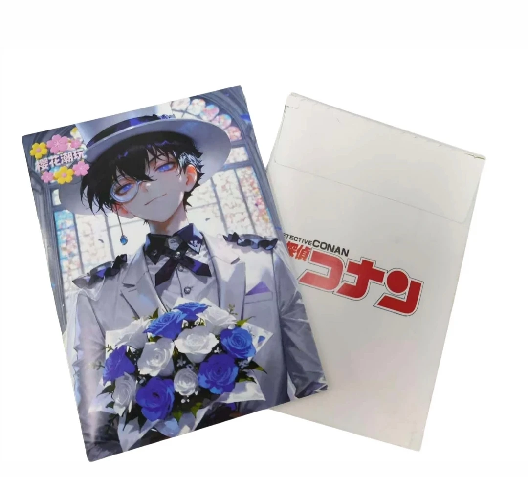 小妮【樱花潮玩】名侦探柯南黑白执事系列A6色纸【主播代拆】