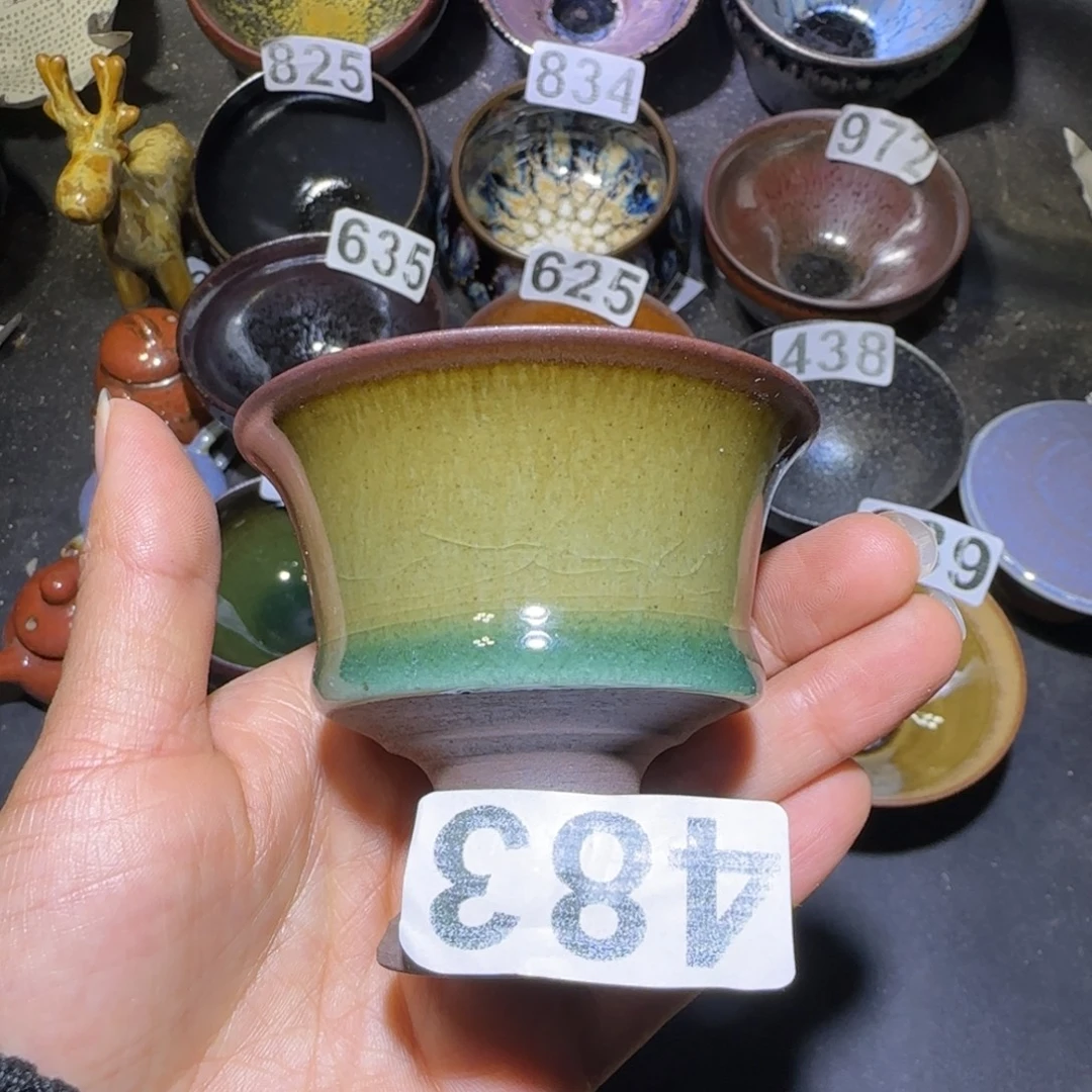 茶盏福建盏茶器高脚