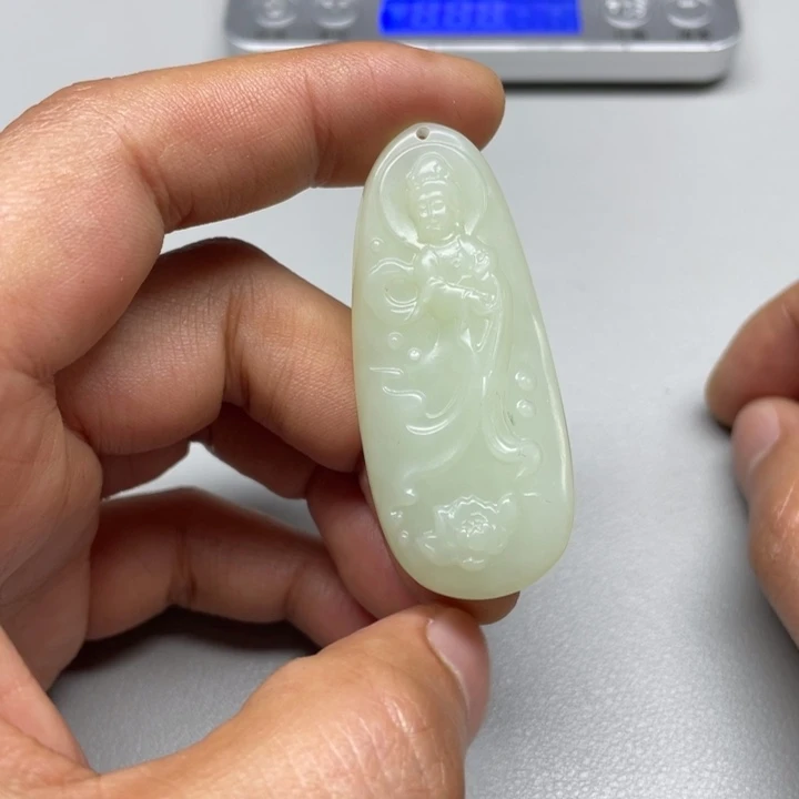 和田玉吊坠(不含链)未镶嵌P****.