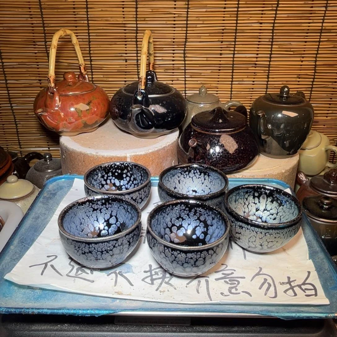 茶盏建窑建盏 微瑕作品