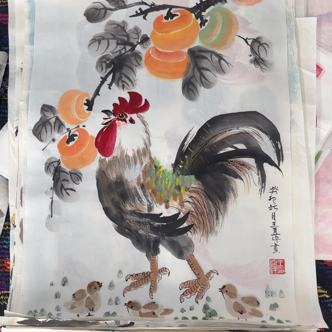 国画绘画作品 婉。