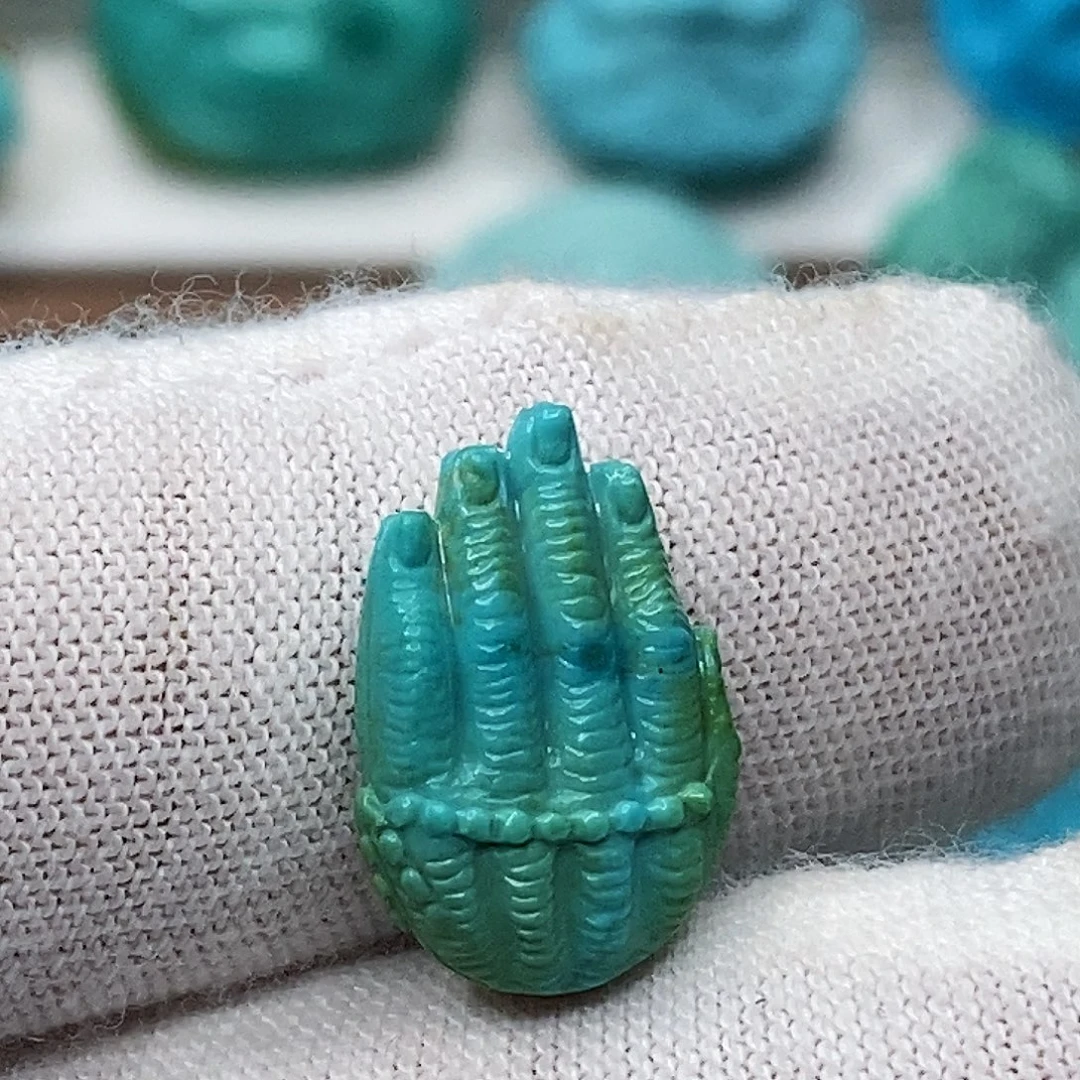 绿松石未镶嵌天然原矿 地大质检 抖音基地 顺丰发货