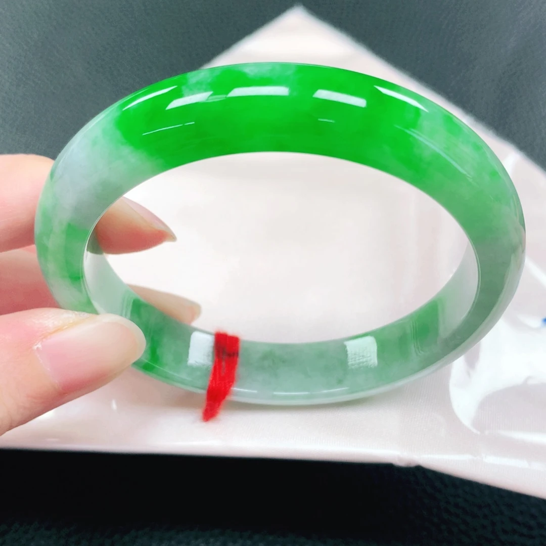 未镶嵌手镯翡翠57圈