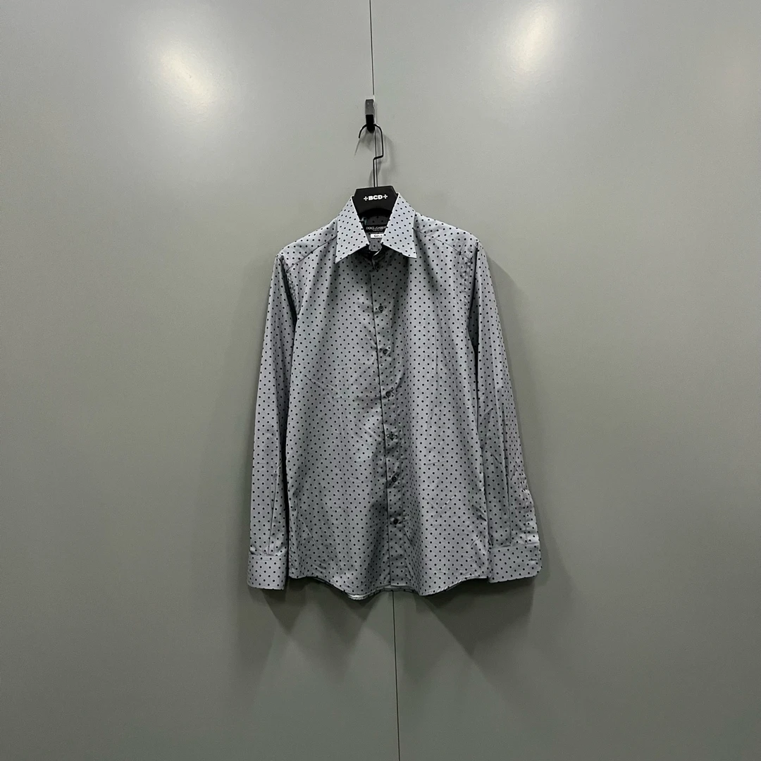 95新 maje jp926 207651  波点衬衫 41码