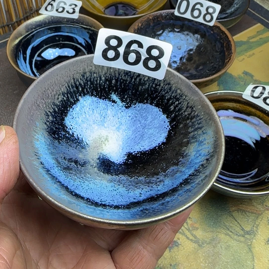 茶盏建阳建盏主人杯龙窑柴烧