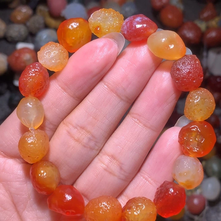 未镶嵌玛瑙/玉髓珠宝半成品