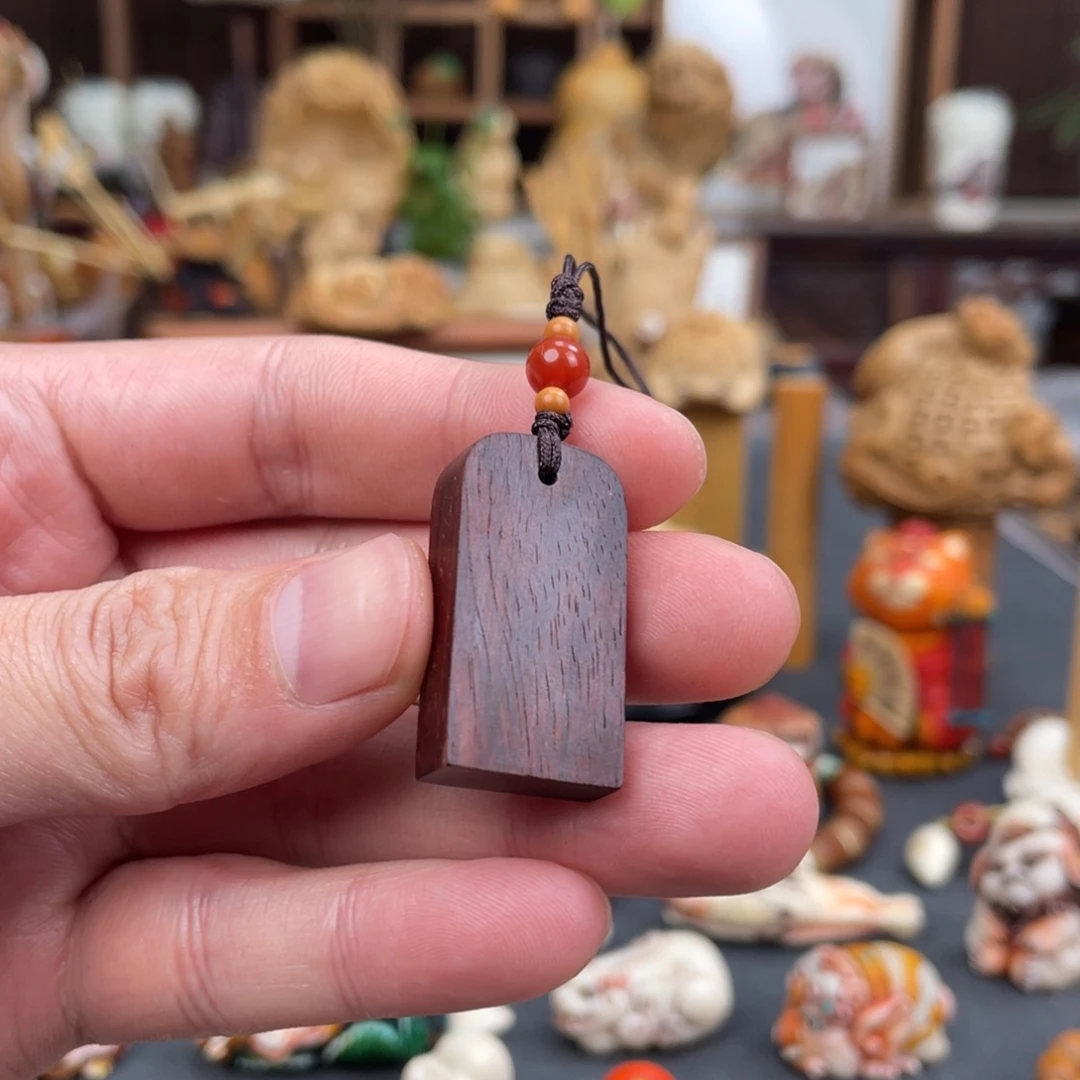 木T*d方颜竹木艺术吊坠