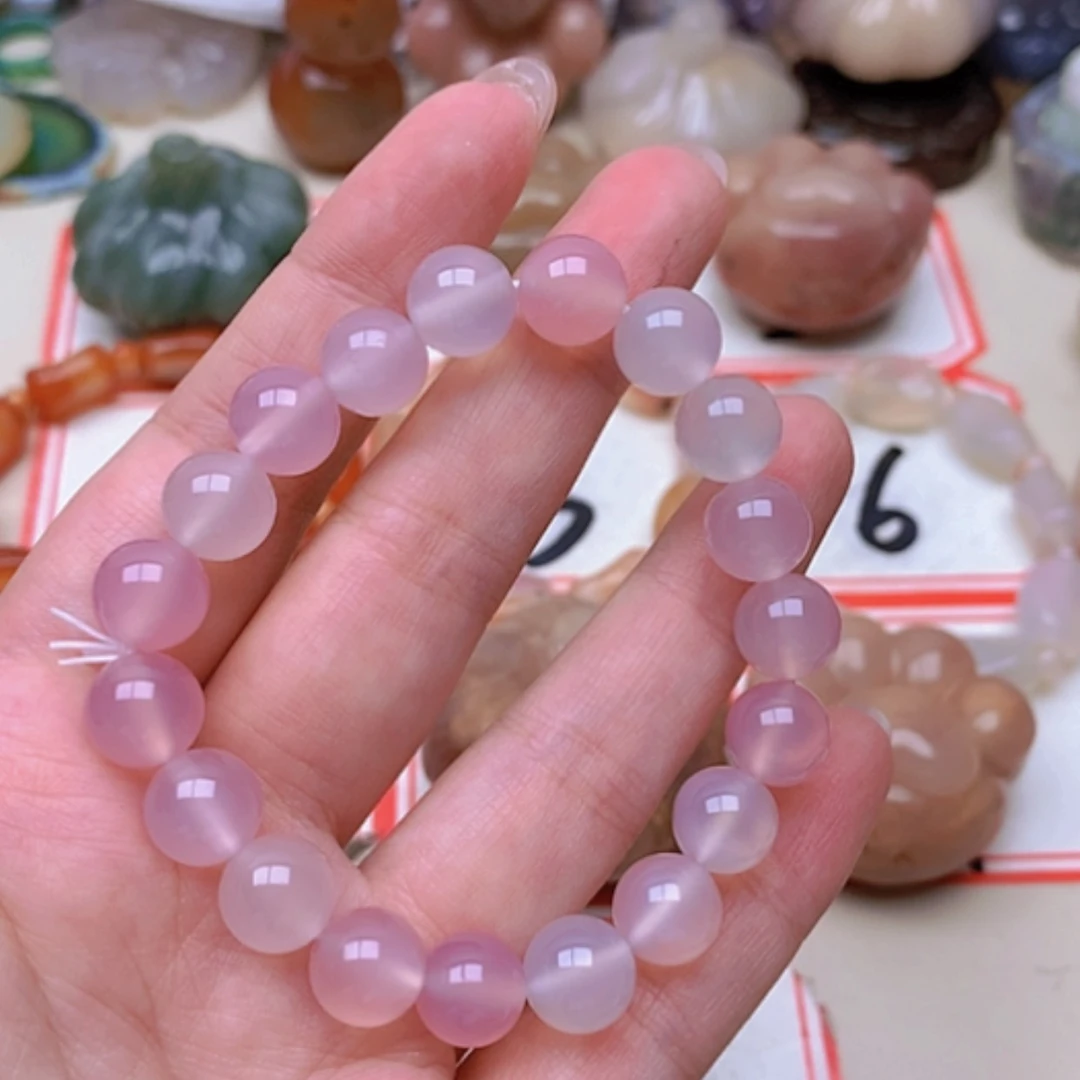 【闪购商品】未镶嵌玛瑙/玉髓珠宝半成品紫*