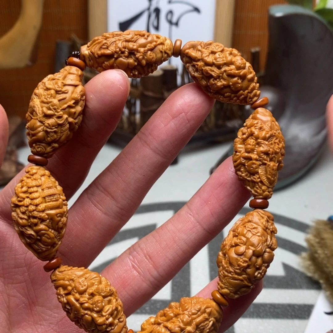 橄榄核手串/手链橄榄核雕工艺手串