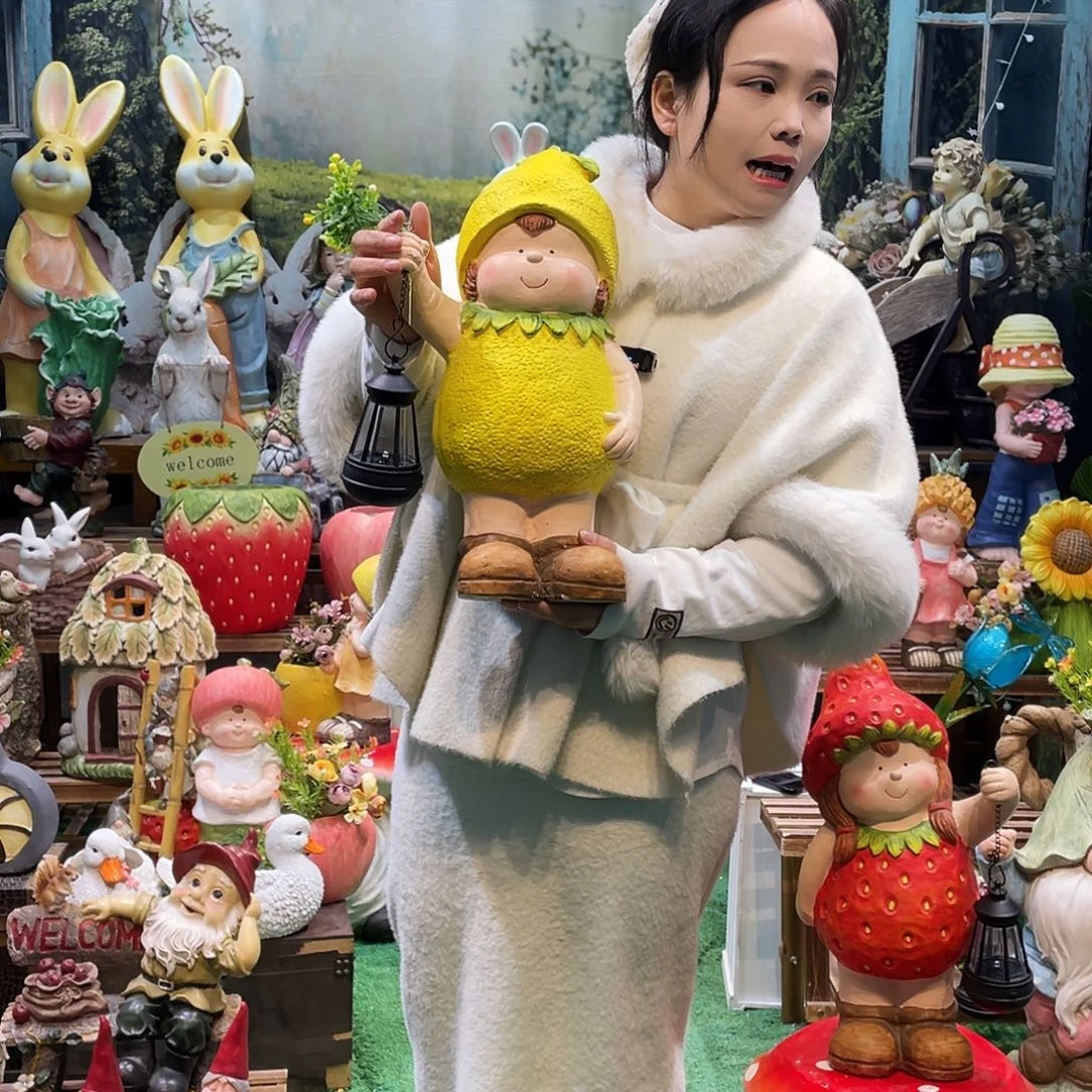 摆件花园摆件红红火火