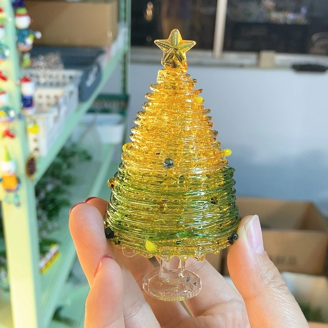 琉璃手工艺品金绿