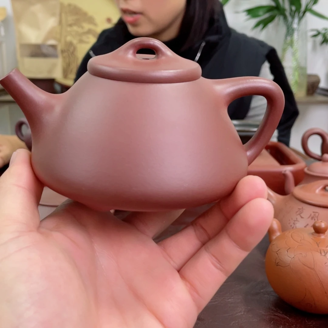 茶壶紫砂子冶石瓢270cc