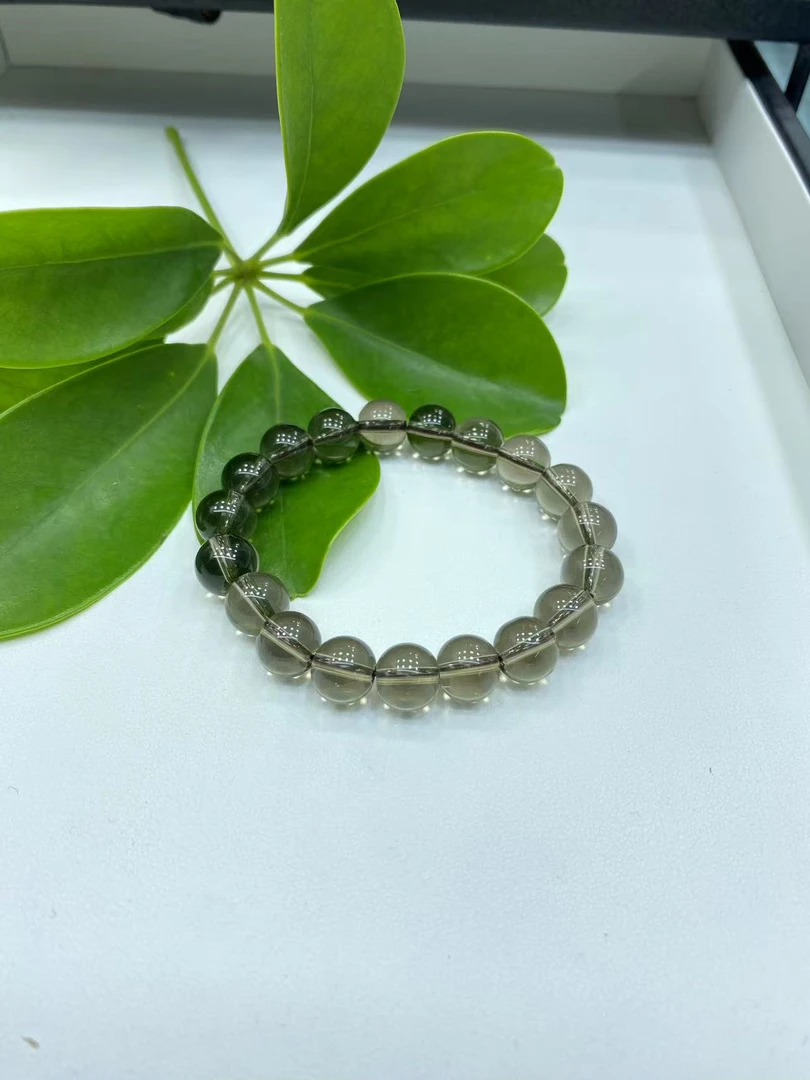 A049 茶色10mm单圈百搭手链