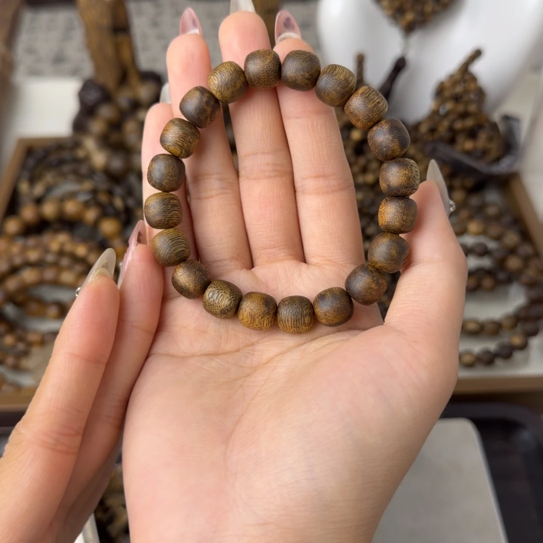 木质类棋楠老型珠10mm8克+多样性发一