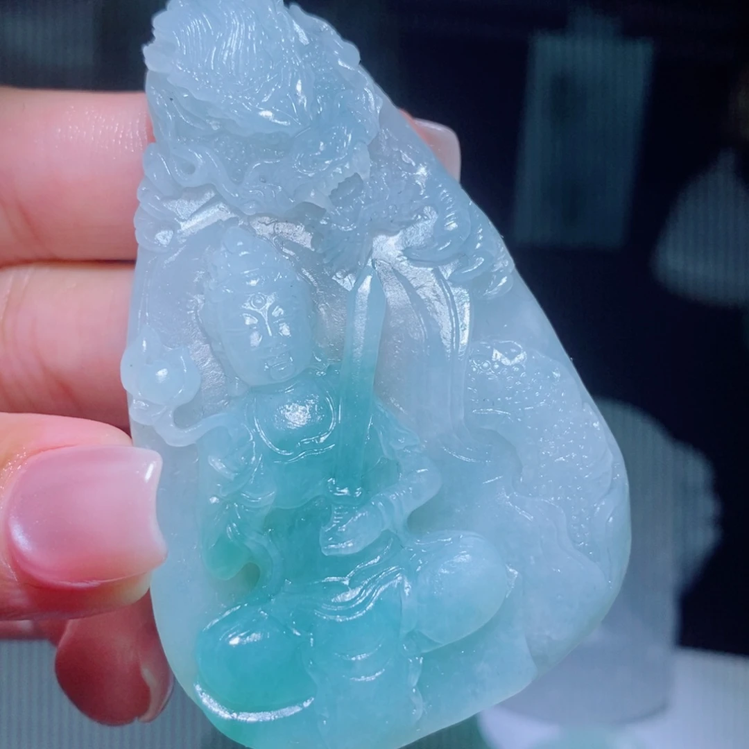 未镶嵌吊坠定制翡翠