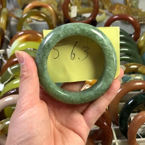 岫玉手镯未镶嵌6号