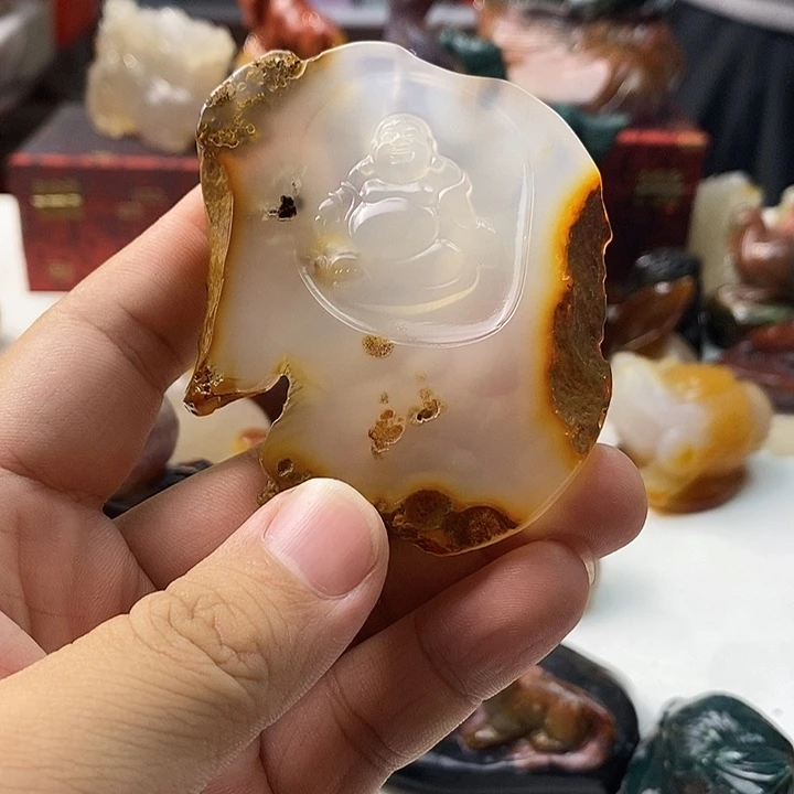 玛瑙/玉髓未镶嵌颈饰
