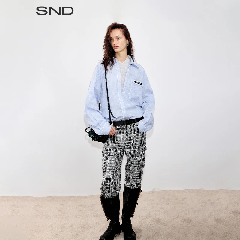 【WEARABLE EVENT 设计师品牌】SND AW25 休闲花呢长裤女款